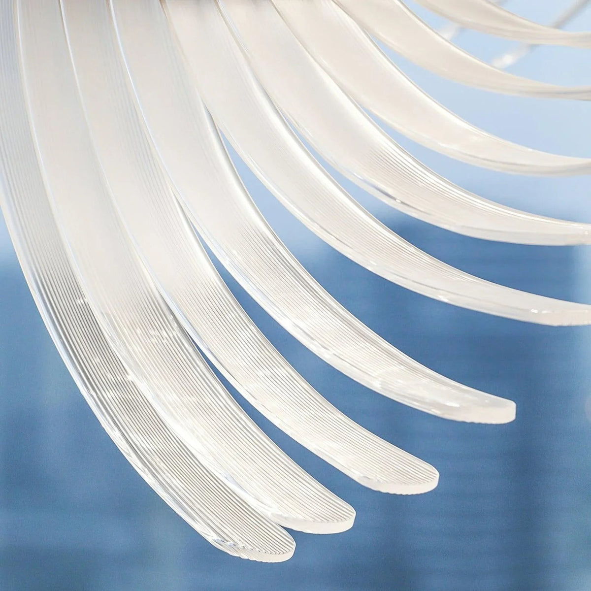 Tiered Palmette Steel Chandelier – Steel detail 8