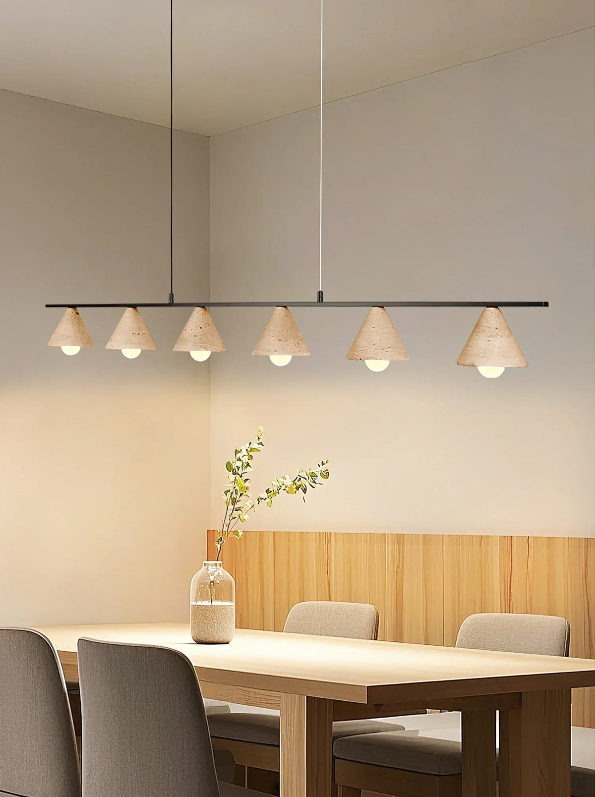 Travertine Aldex Pendant Lamp – Travertine detail 5