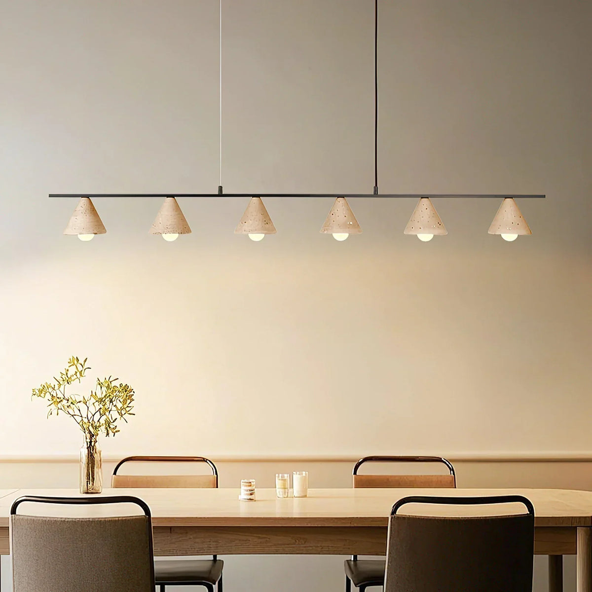 Travertine Aldex Pendant Lamp – Travertine detail 3