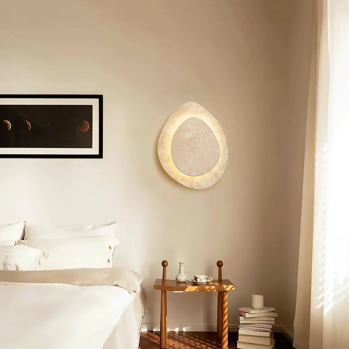 Travertine Alice Wall Lamp – Travertine detail 4