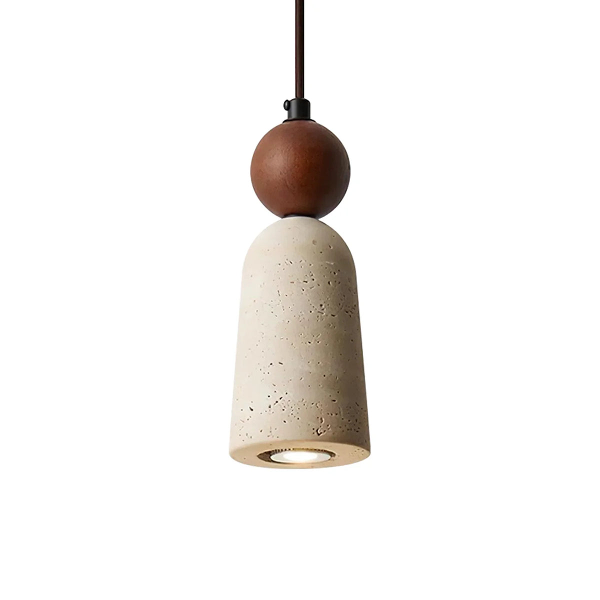 Travertine Bellin Pendant Lamp – Travertine detail 16