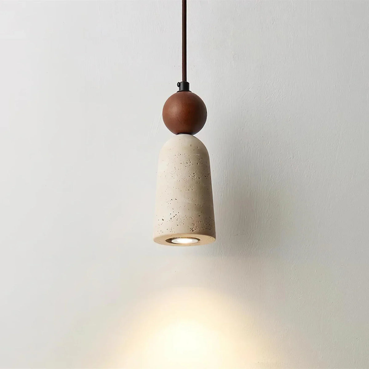 Travertine Bellin Pendant Lamp – Travertine detail 15