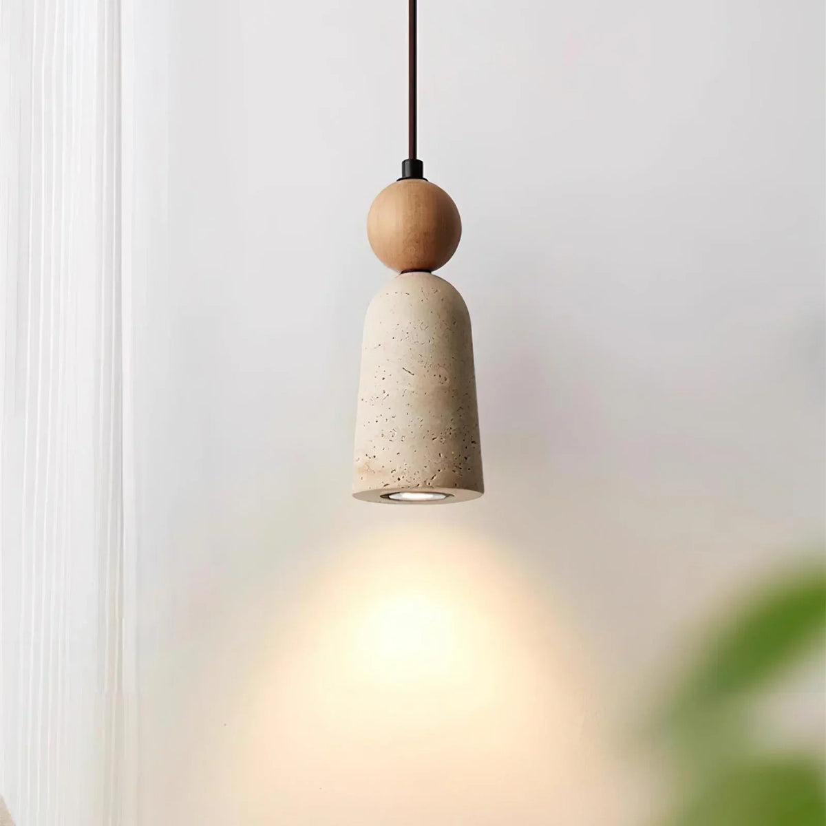 Travertine Bellin Pendant Lamp – Travertine detail 3