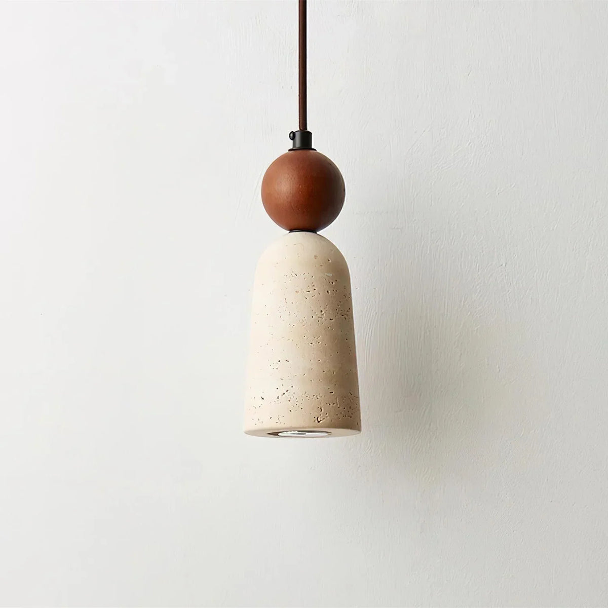 Travertine Bellin Pendant Lamp – Travertine detail 13