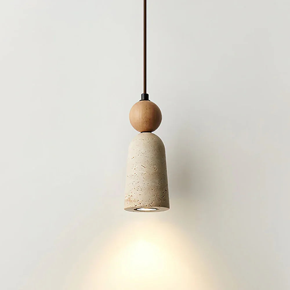 Travertine Bellin Pendant Lamp – Travertine detail 14