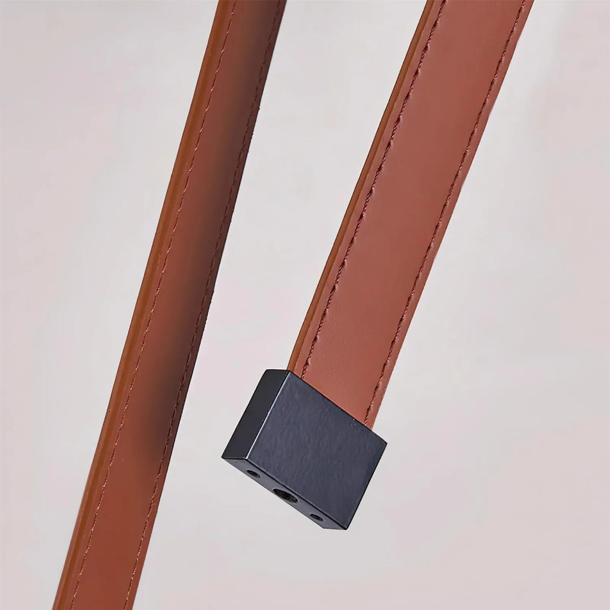Travertine Lasso Stone Leather Chandelier – Travertine detail 10