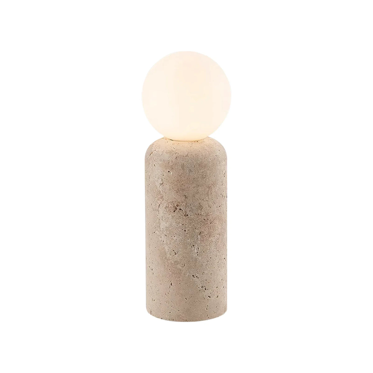 Travertine Cleona Table Lamp – Travertine detail 12