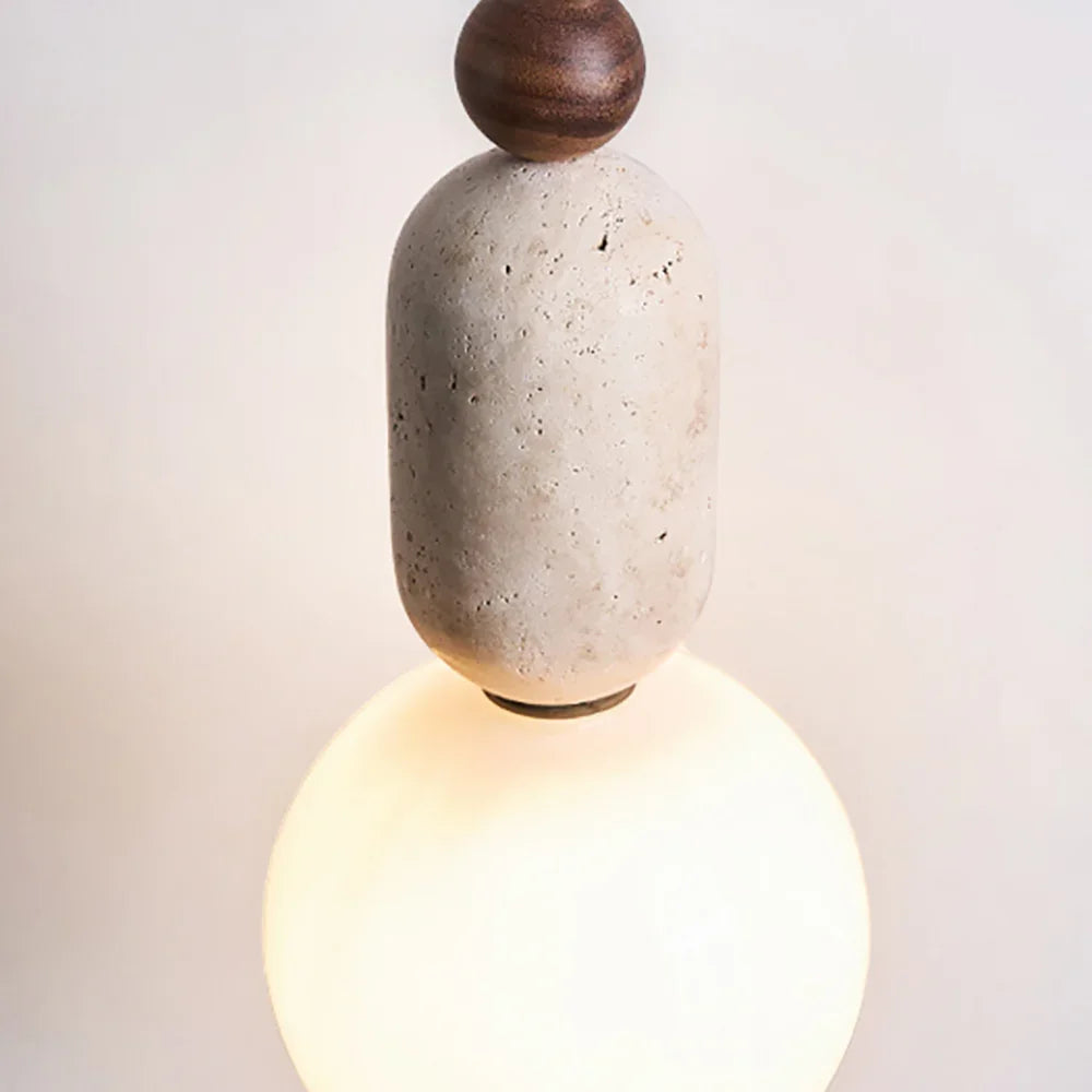 Travertine Daniel Pendant Lamp – Travertine detail 10