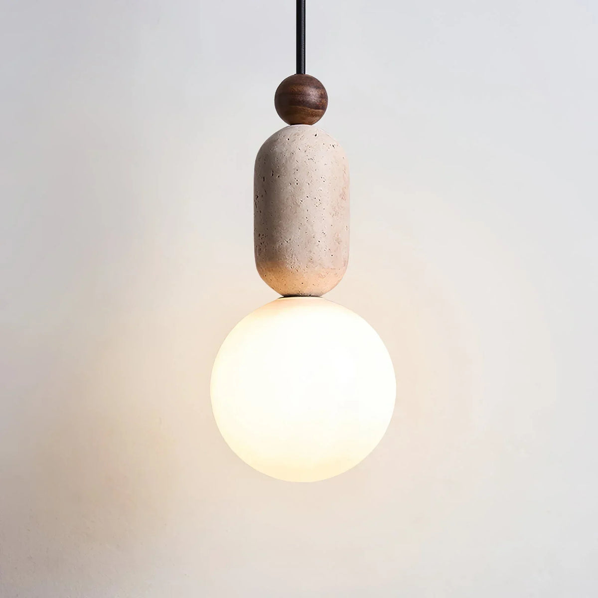 Travertine Daniel Pendant Lamp – Travertine detail 12