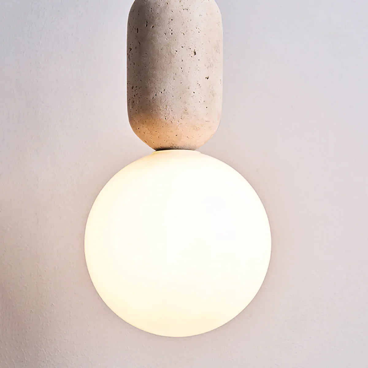 Travertine Daniel Pendant Lamp – Travertine detail 11