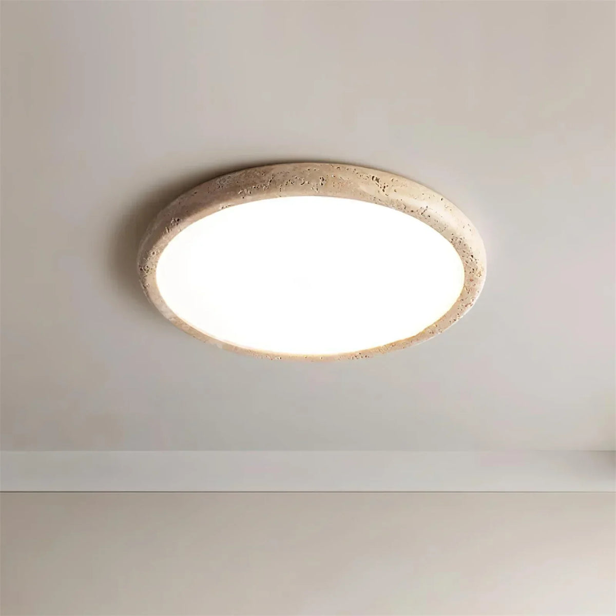 Travertine Kleine Ceiling Light – Travertine detail 12
