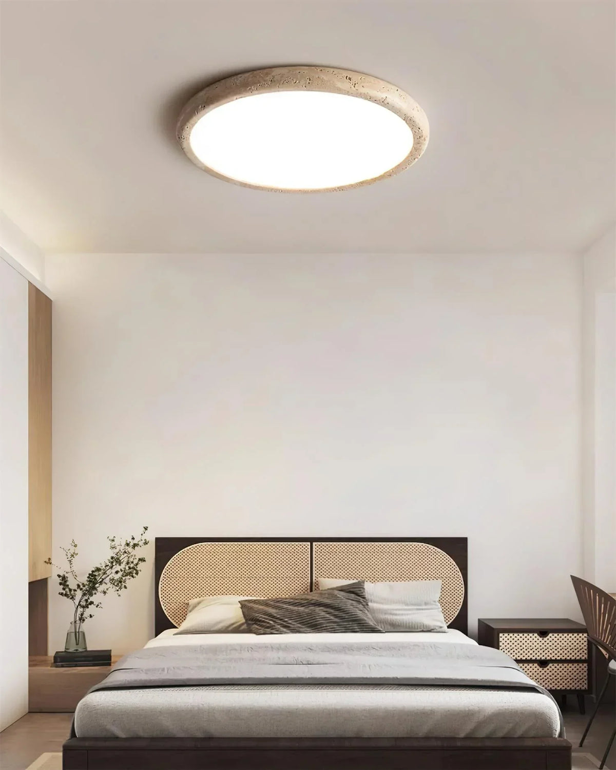 Travertine Kleine Ceiling Light – Travertine detail 5