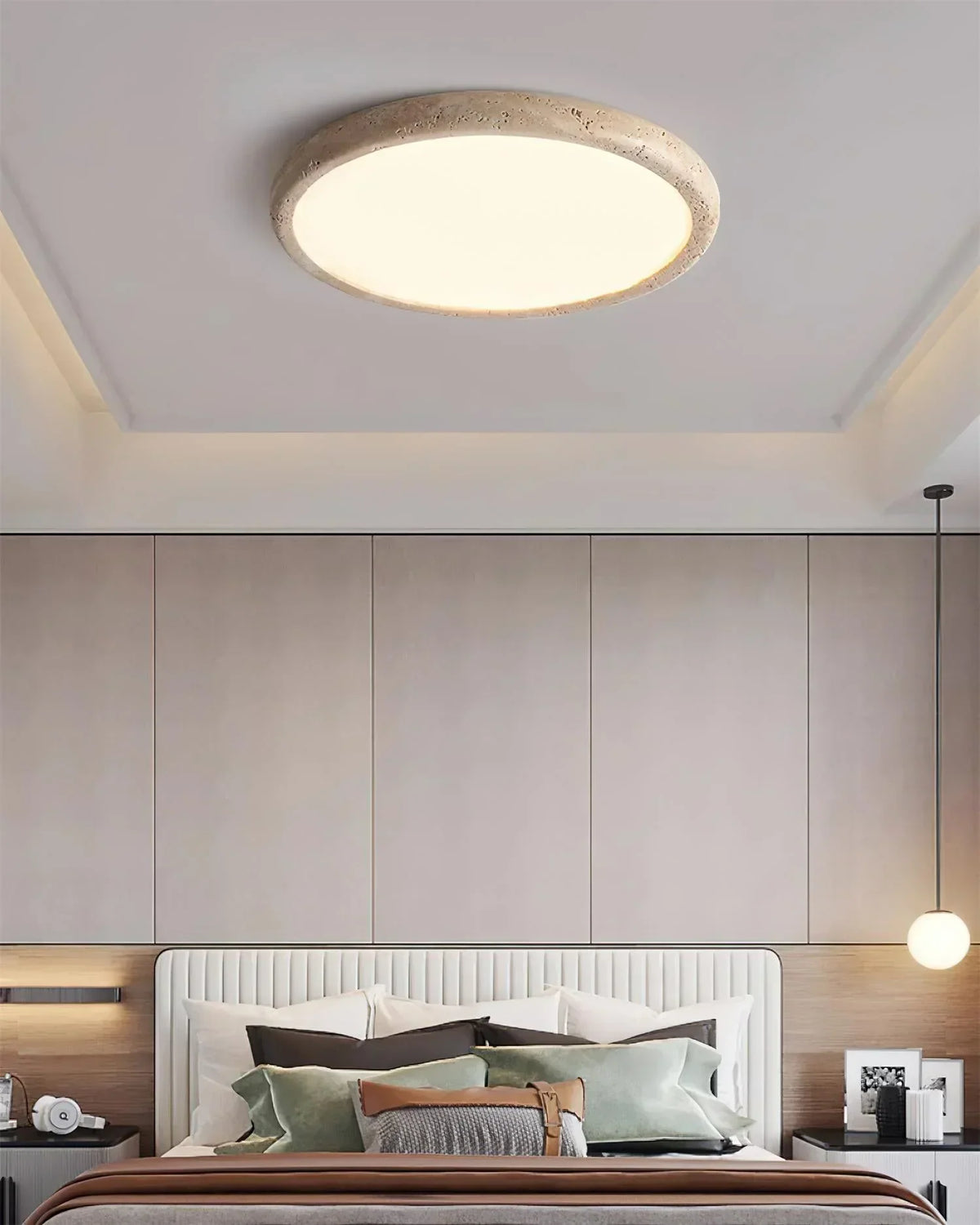 Travertine Kleine Ceiling Light – Travertine detail 8