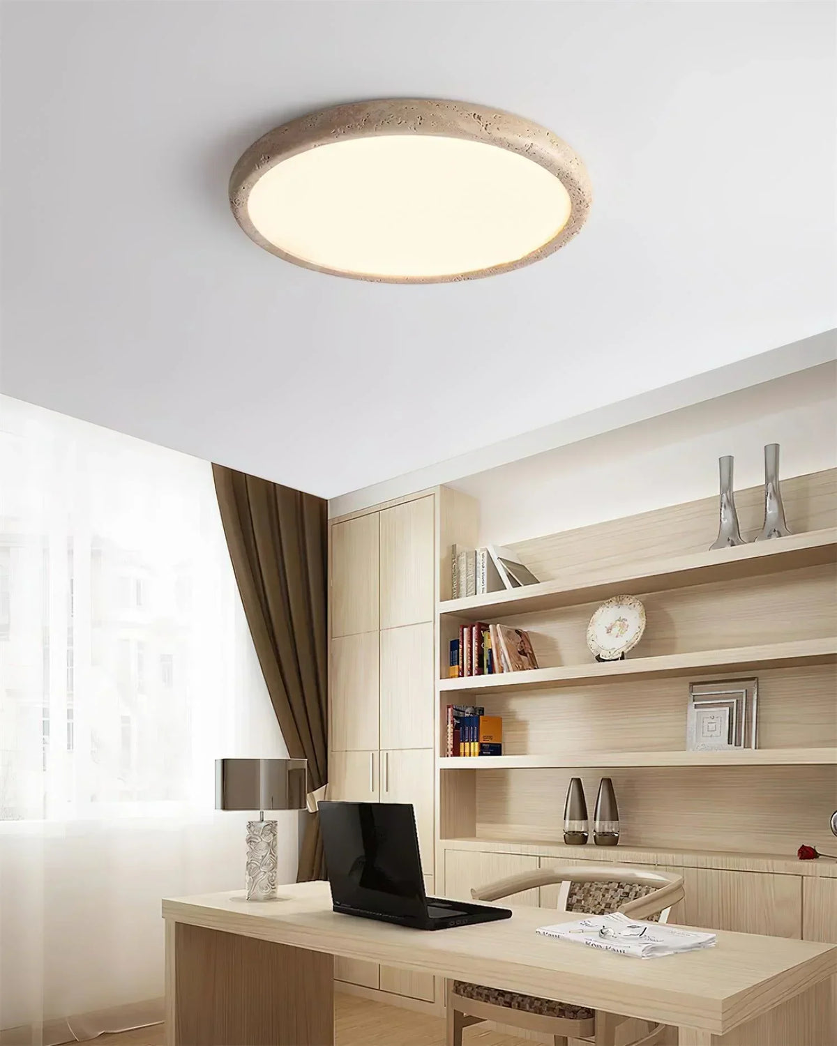 Travertine Kleine Ceiling Light – Travertine detail 7