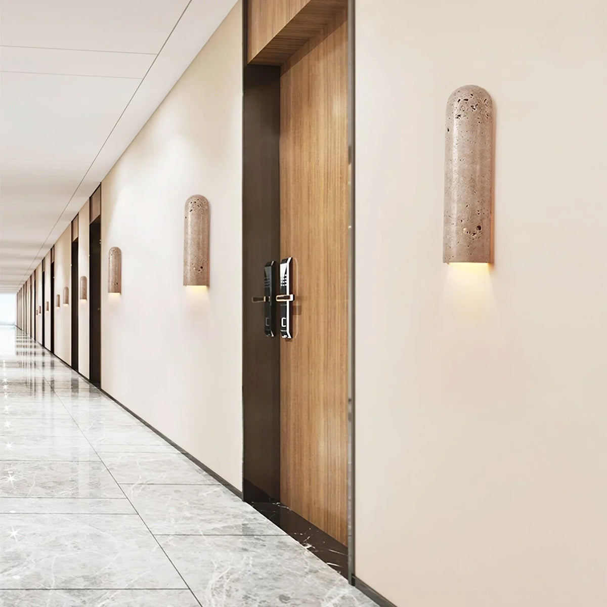 Travertine Lina Wall Light – Travertine detail 7