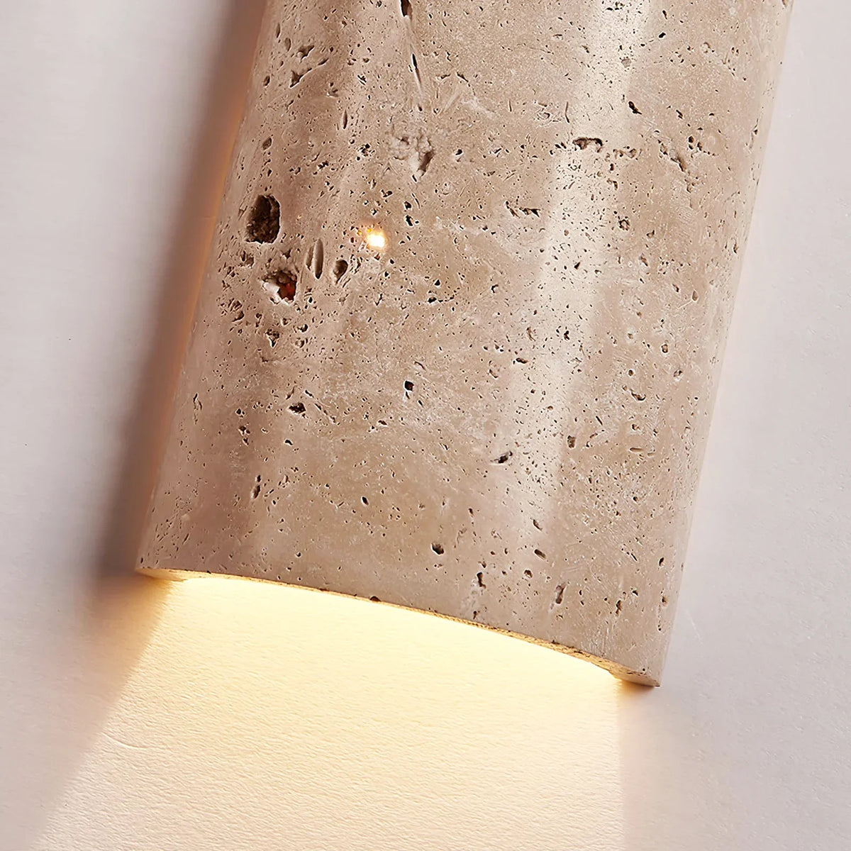 Travertine Lina Wall Light – Travertine detail 9