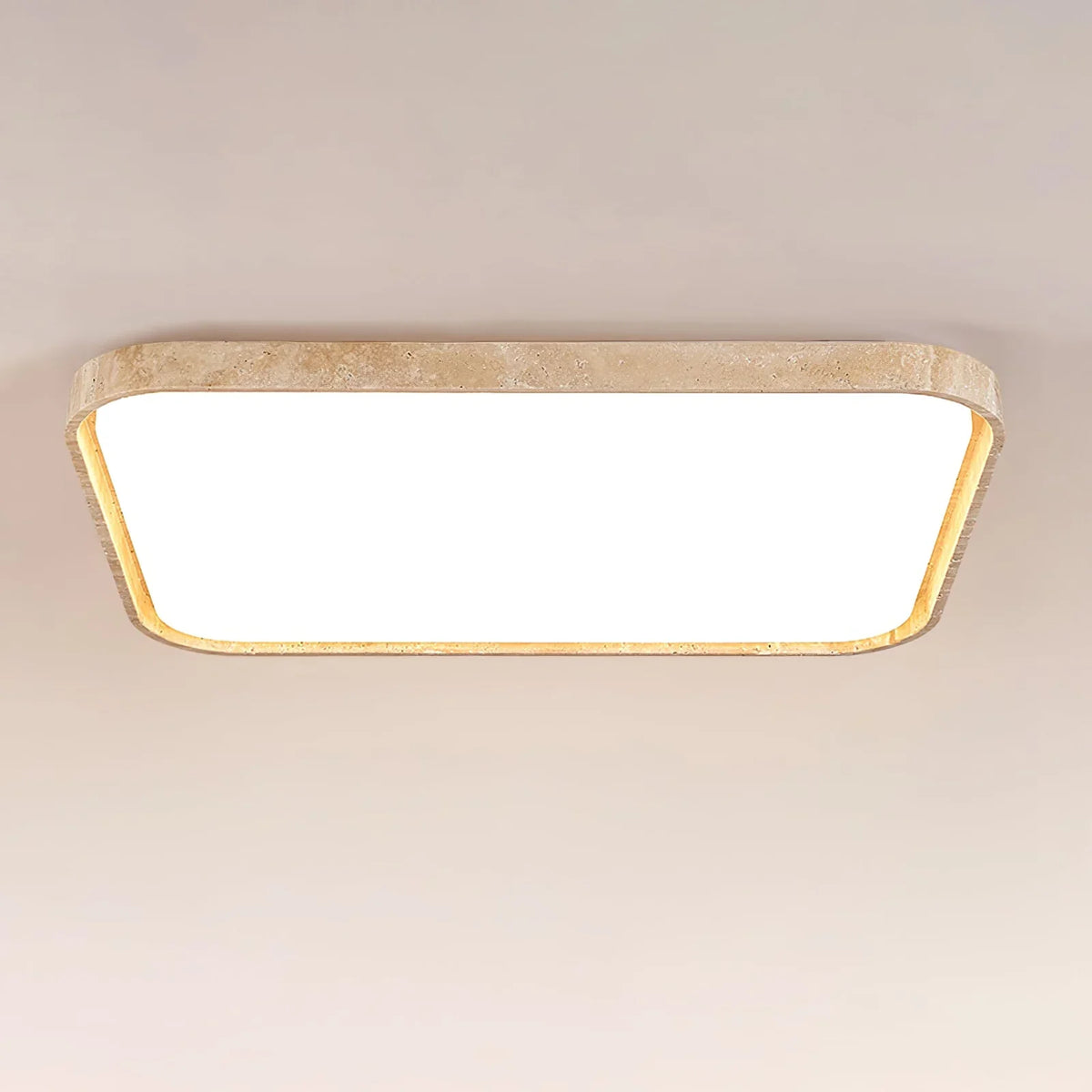 Travertine Lumo Stone Ceiling Light – Travertine detail 11