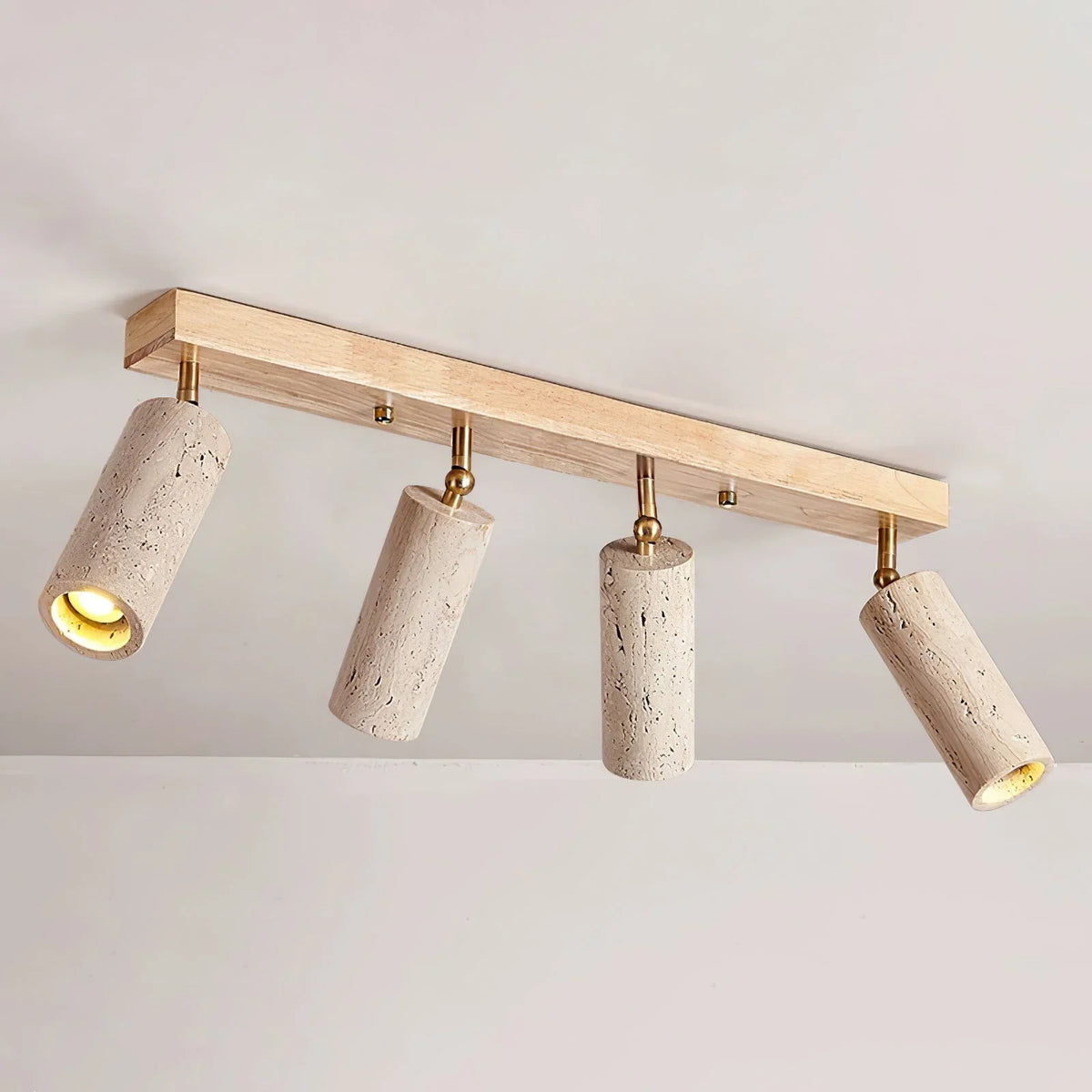 Travertine Ceiling Light – Travertine detail 13