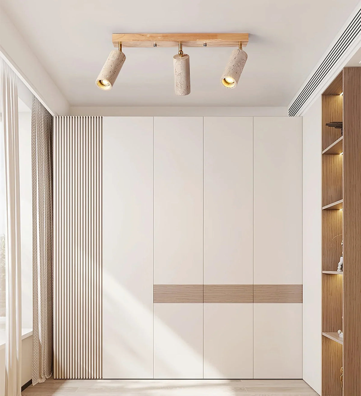 Travertine Ceiling Light – Travertine detail 8