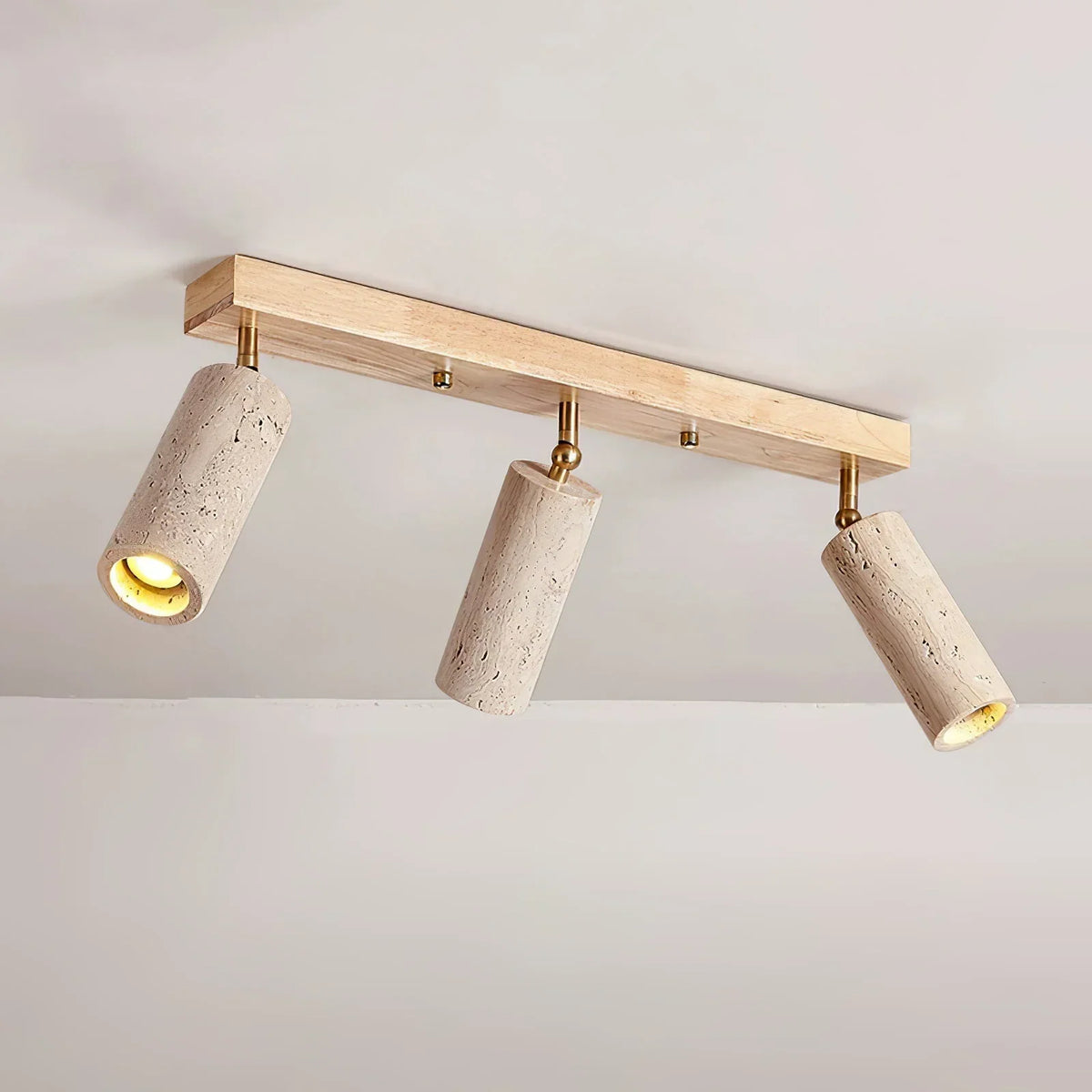 Travertine Ceiling Light – Travertine detail 11