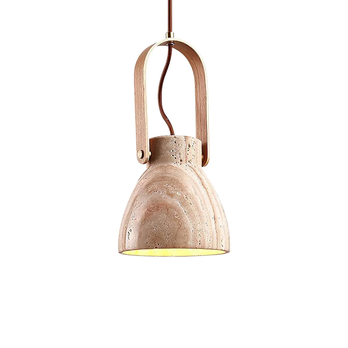 Travertine Nissa Pendant Lamp – Travertine detail 18