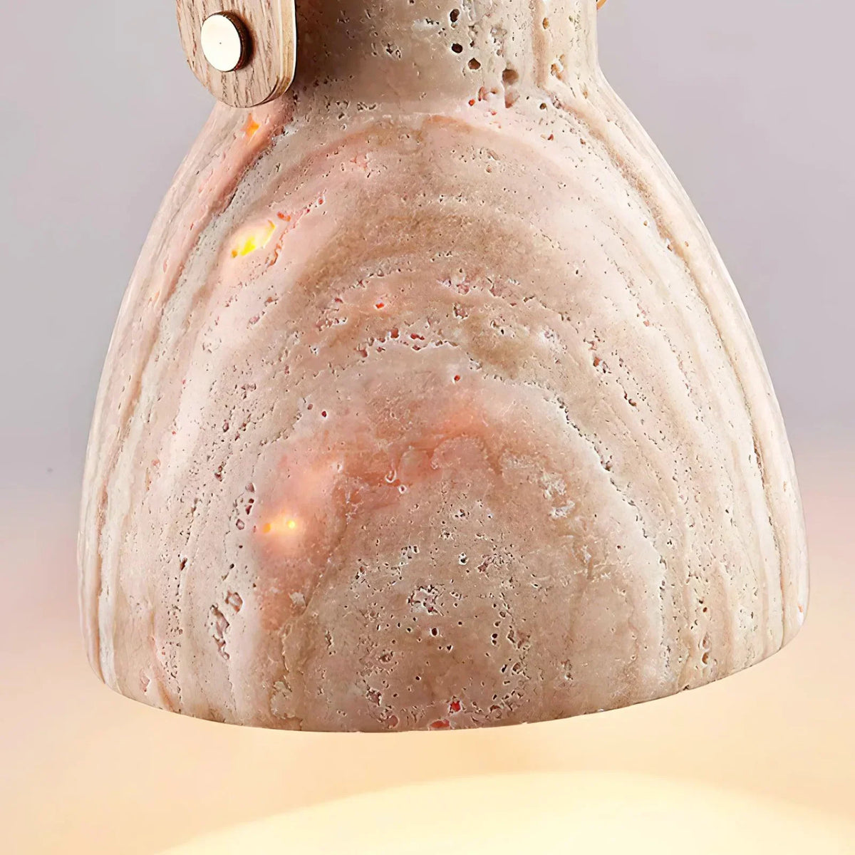 Travertine Nissa Pendant Lamp – Travertine detail 11