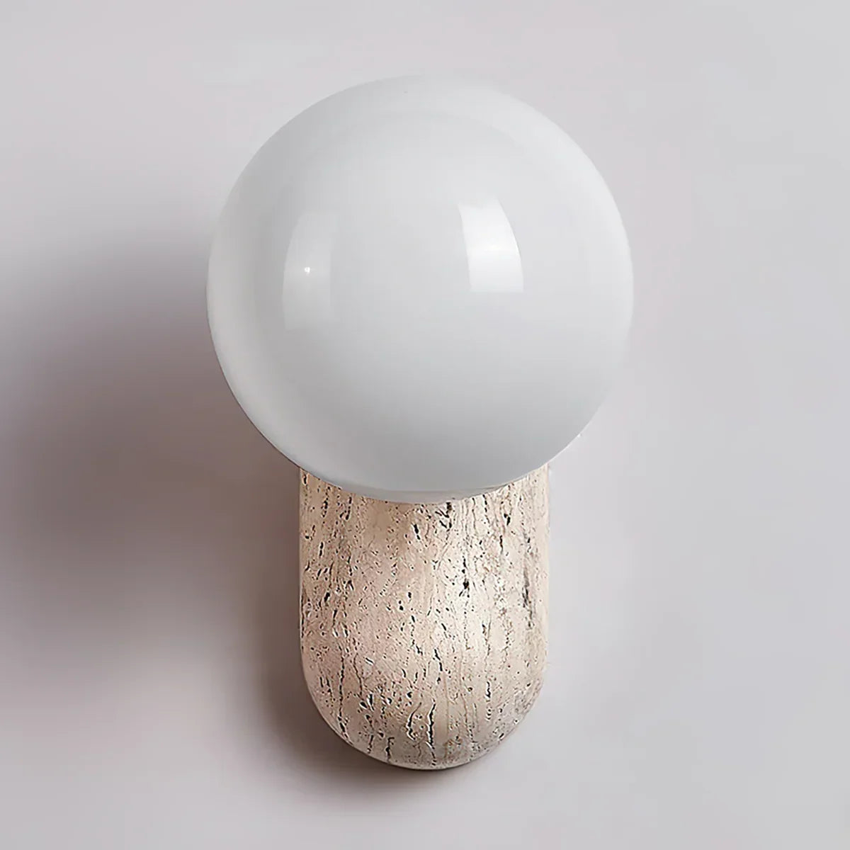 Travertine Origo Wall Lamp – Travertine detail 11