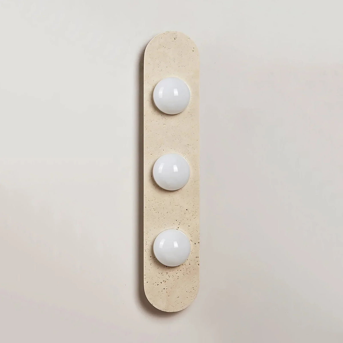 Travertine Oval Glass Wall Sconce – Travertine detail 16