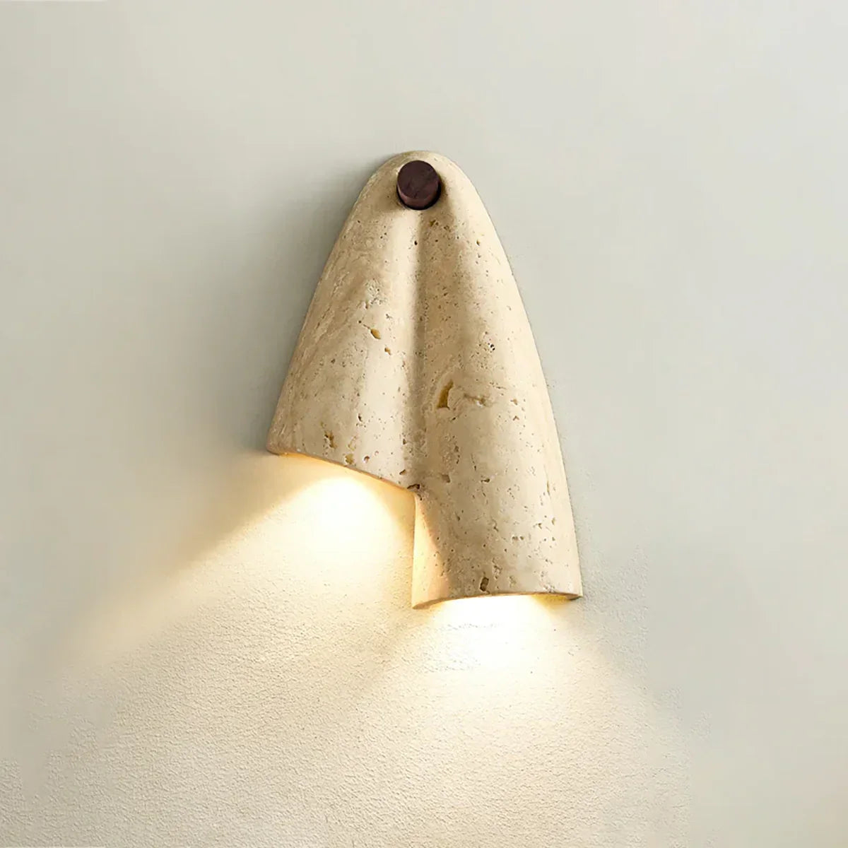 Travertine Pearlmont Wall Lamp – Travertine detail 12