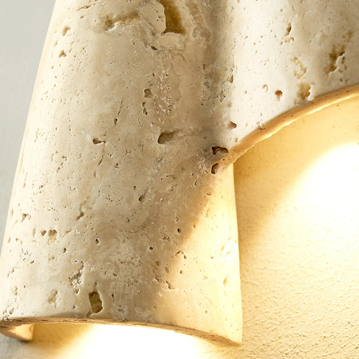 Travertine Pearlmont Wall Lamp – Travertine detail 7