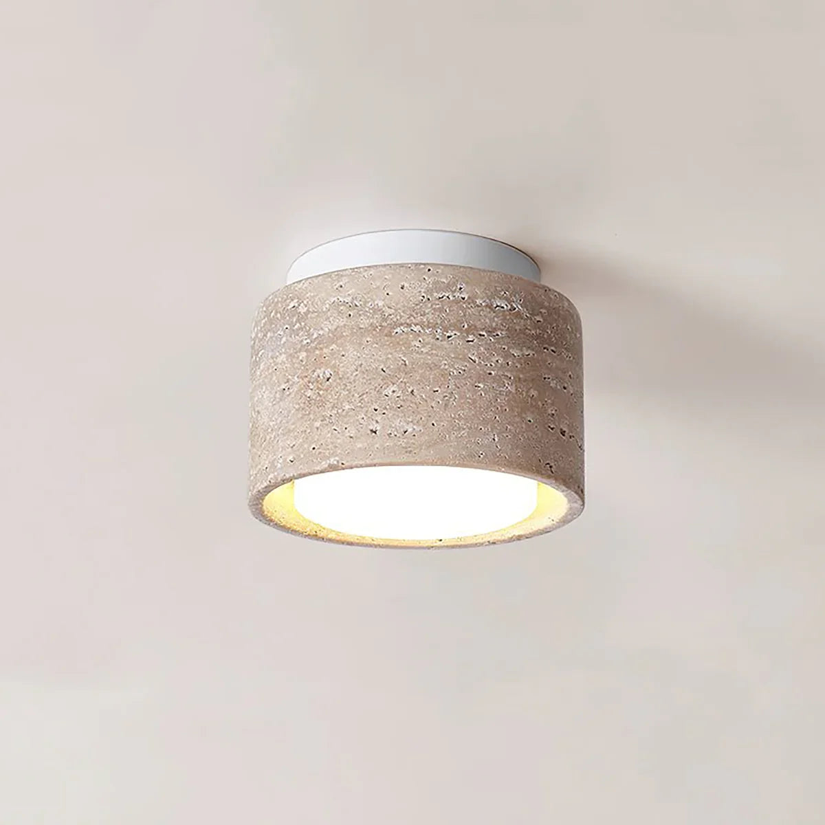Travertine Sky Hole Ceiling Lamp – Travertine detail 11