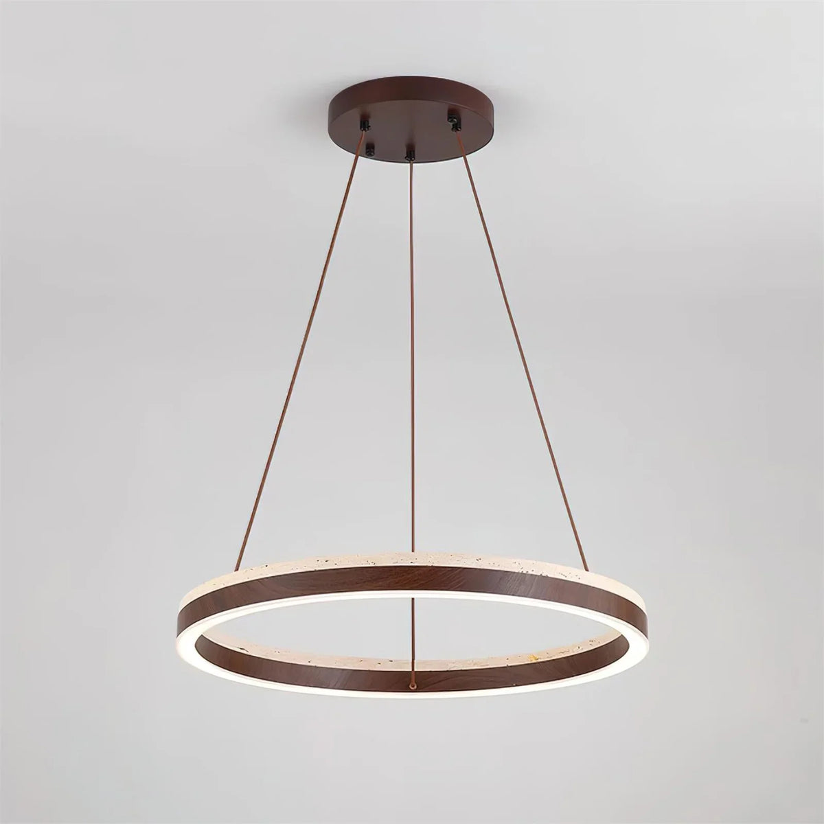 Travertine Solaro Round Chandelier – Travertine detail 10
