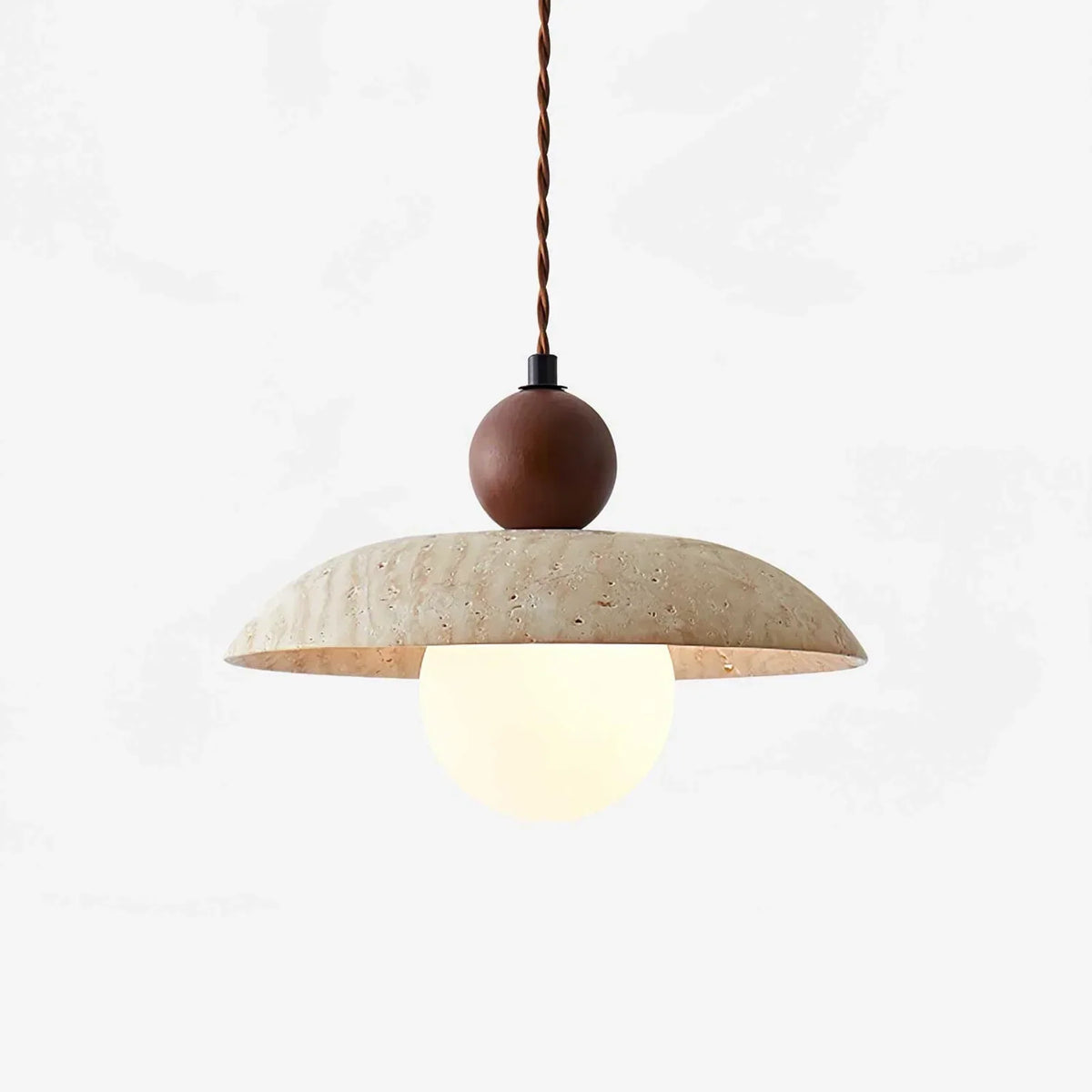 Travertine Soluna Pendant Light – Travertine detail 13
