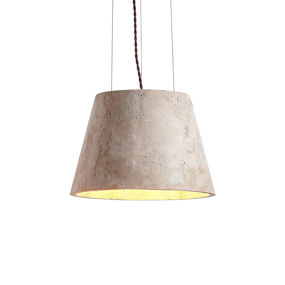 Travertine Talma Pendant Lamp – Travertine detail 12