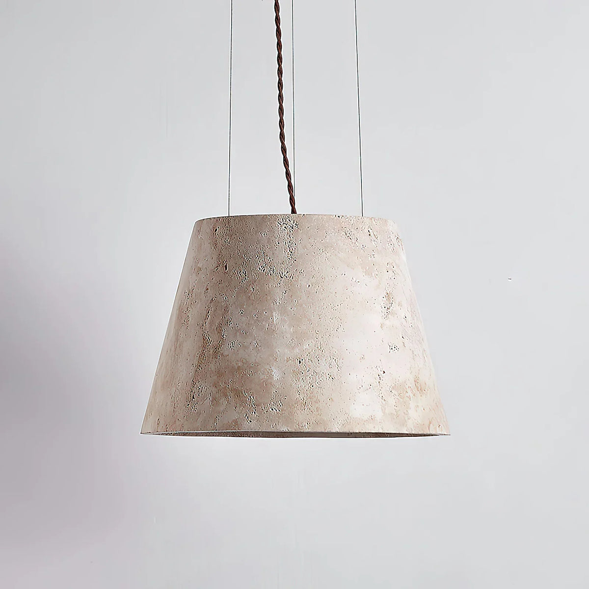 Travertine Talma Pendant Lamp – Travertine detail 11