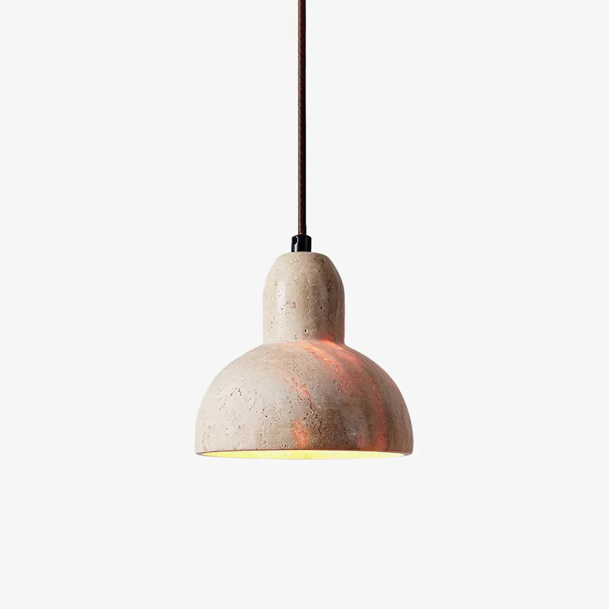 Travertine Terra Halo Pendant Light – Travertine detail 24