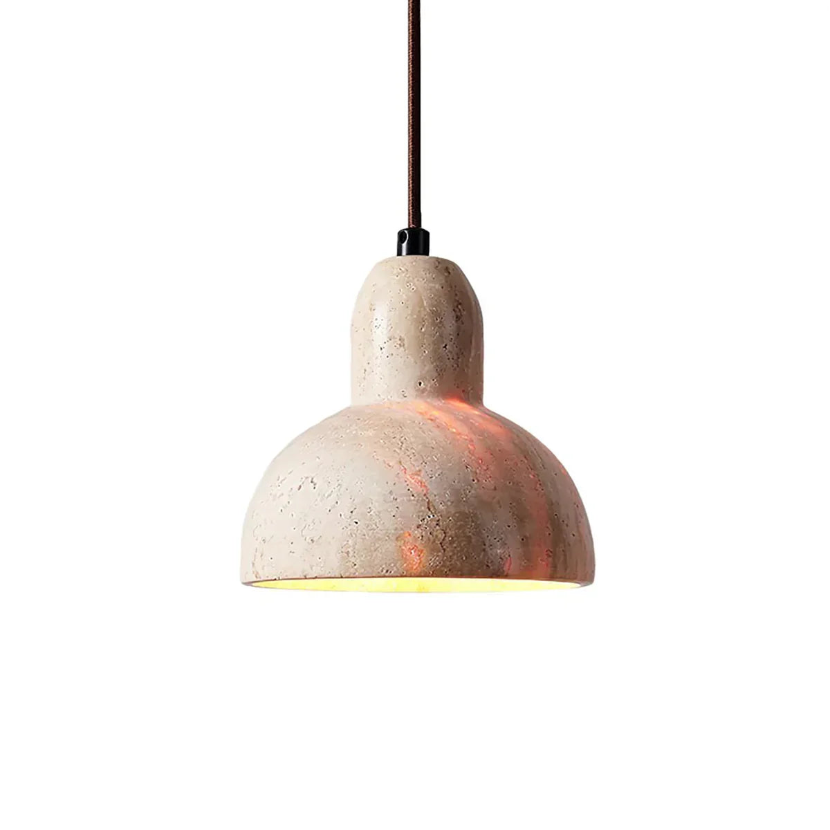 Travertine Terra Halo Pendant Light – Travertine detail 25