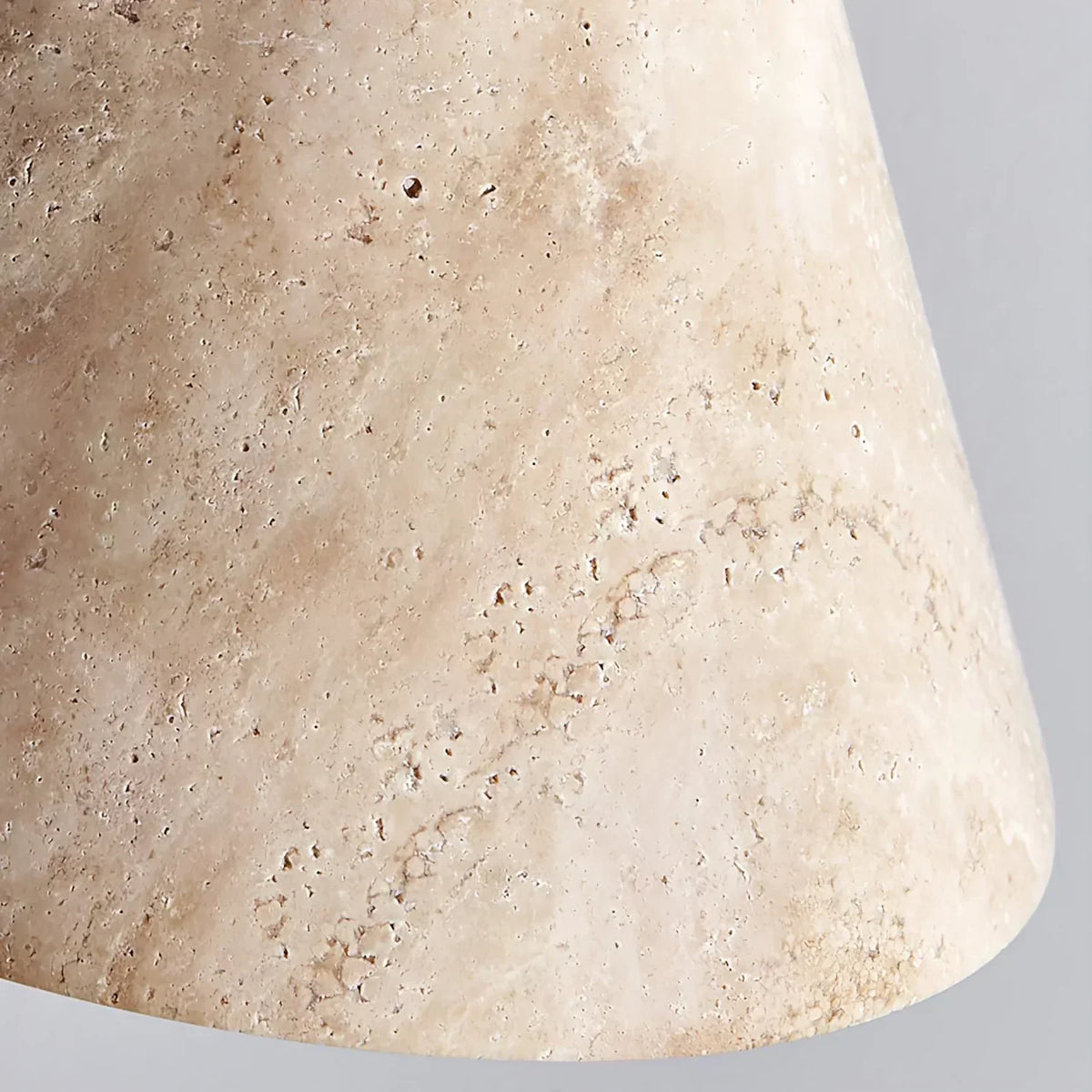 Travertine Terra Halo Pendant Light – Travertine detail 15