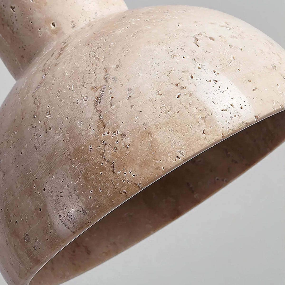 Travertine Terra Halo Pendant Light – Travertine detail 17