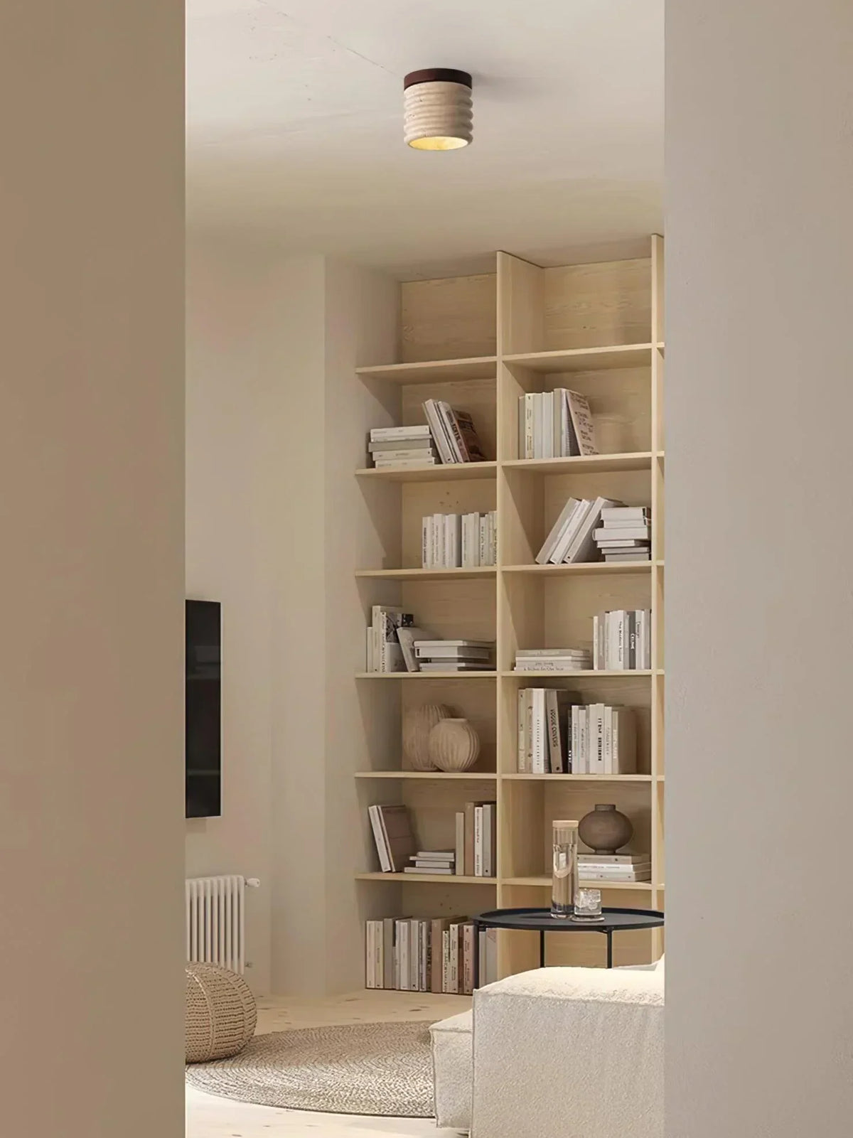 Travertine Vaarnii Ceiling Lamp – Travertine detail 7