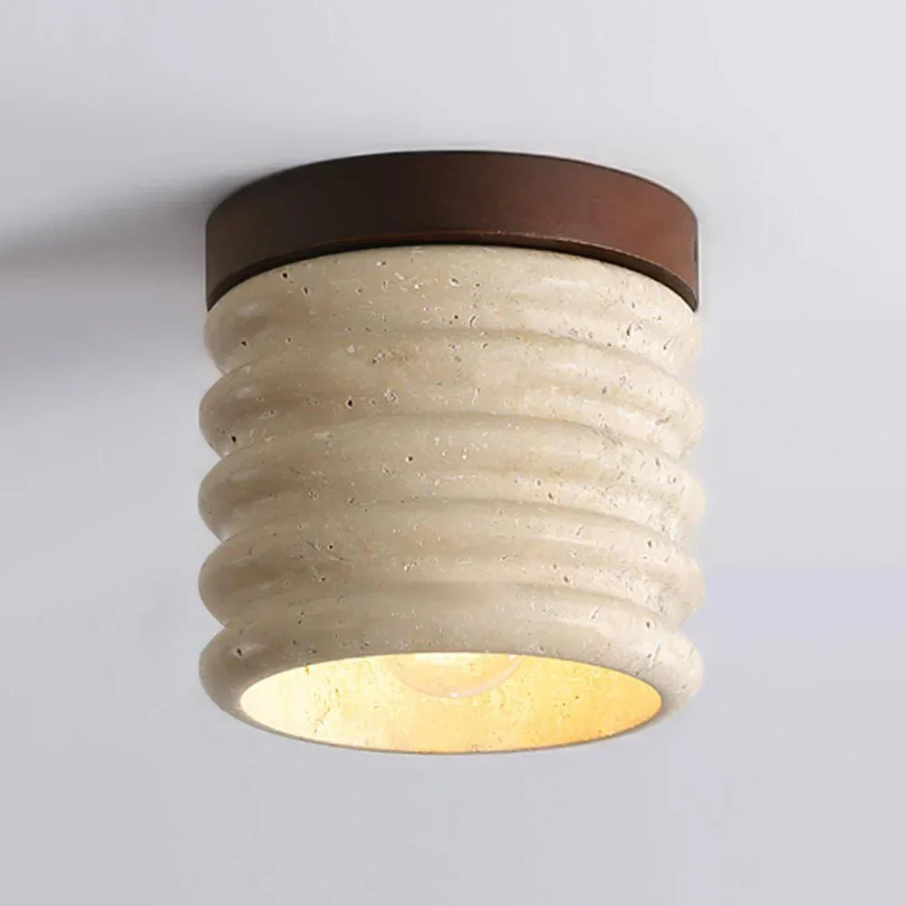 Travertine Vaarnii Ceiling Lamp – Travertine detail 14
