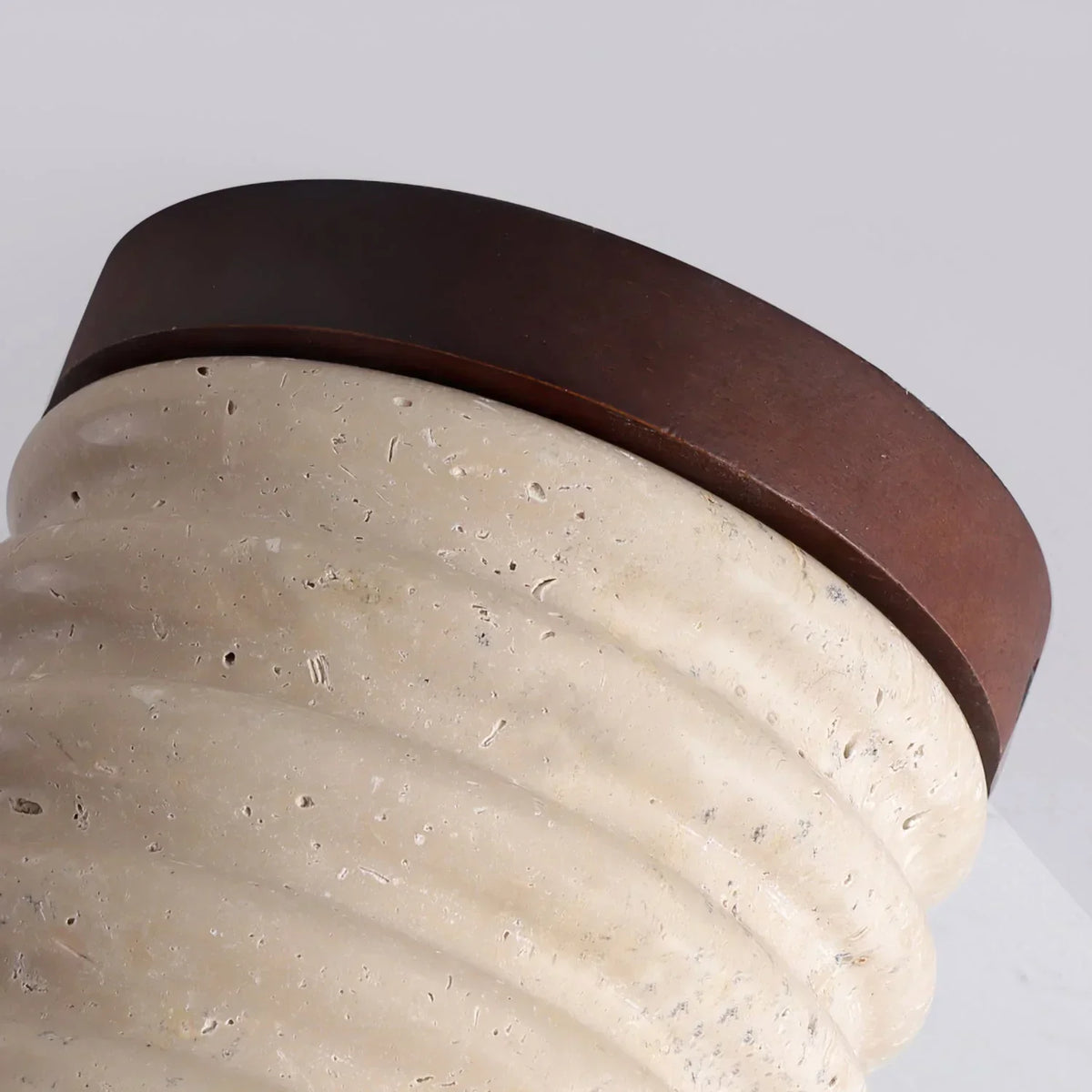Travertine Vaarnii Ceiling Lamp – Travertine detail 13