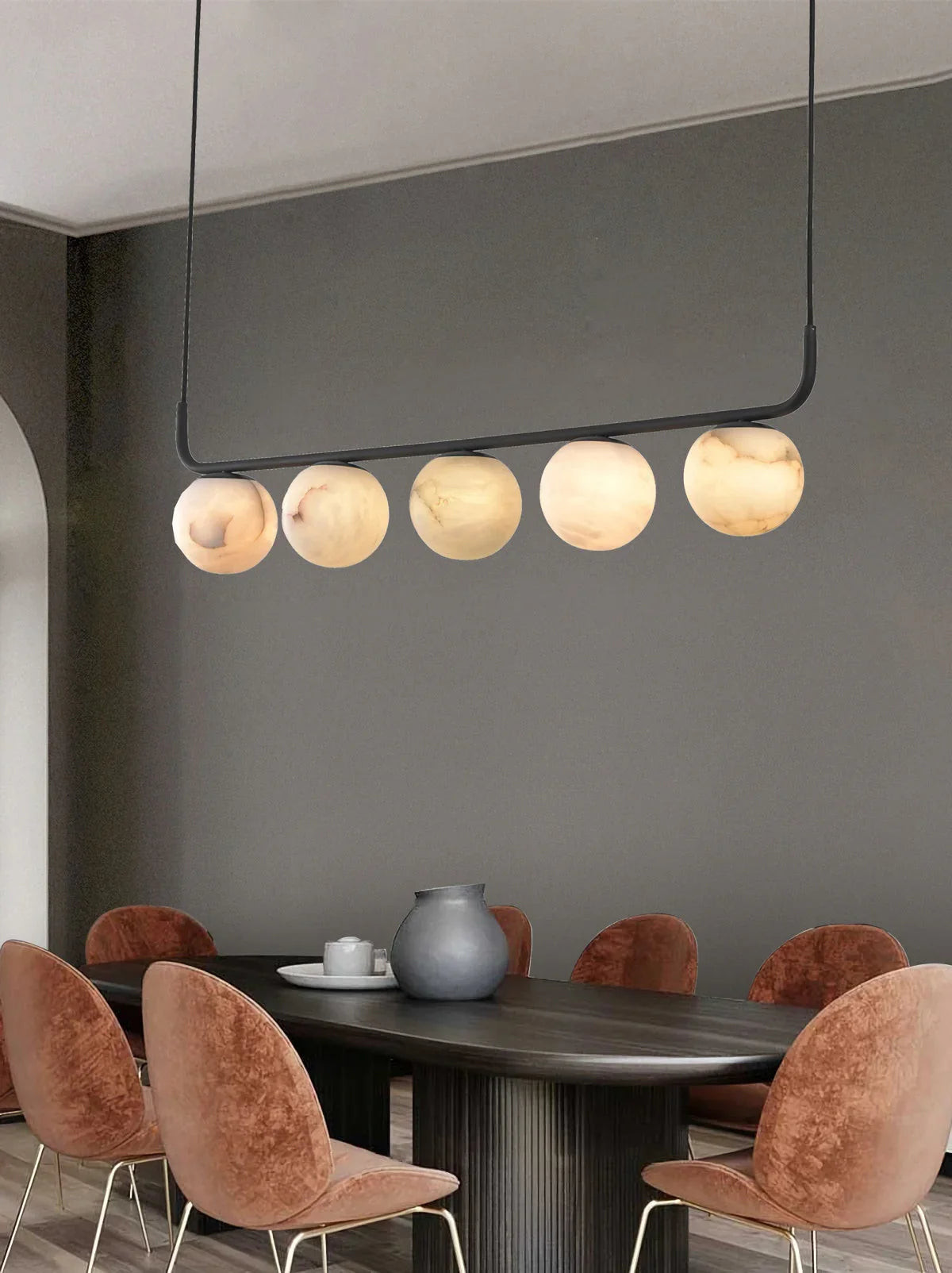 Tribeca Alabaster Pendant Lamp – Alabaster detail 6