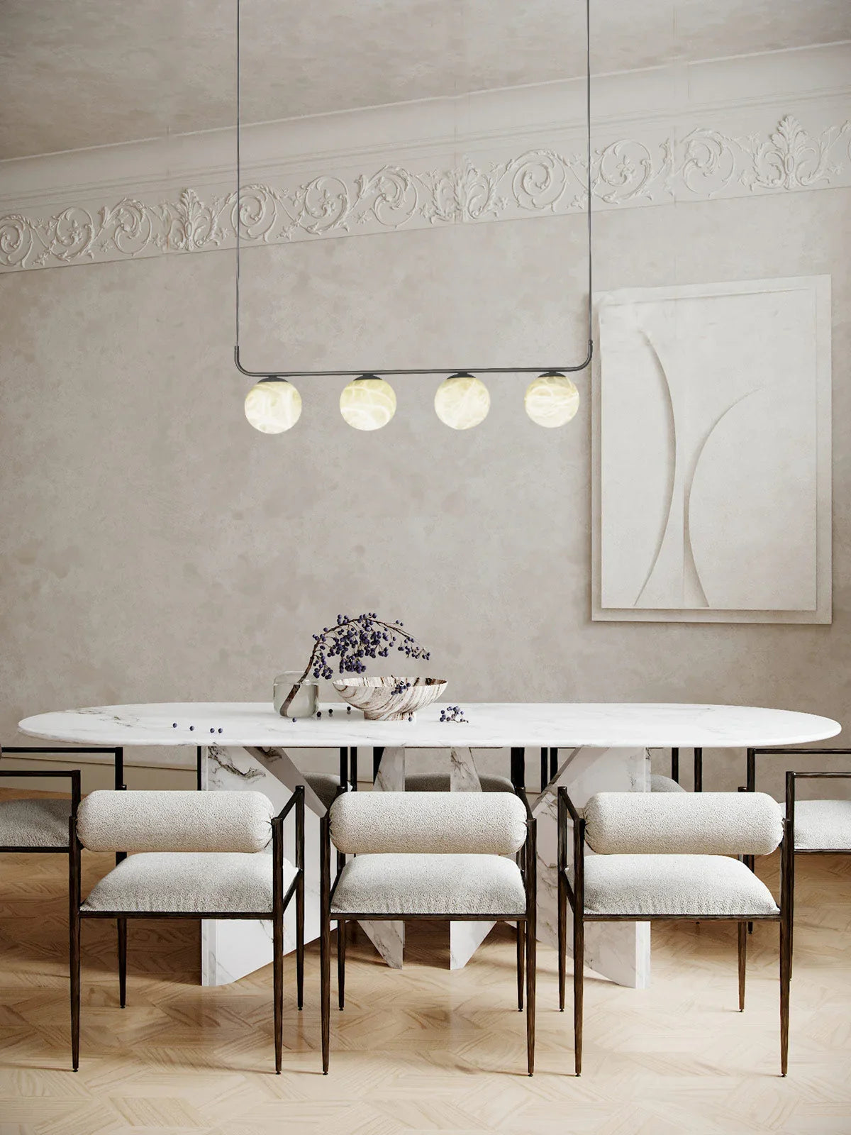 Tribeca Alabaster Pendant Lamp – Alabaster detail 4