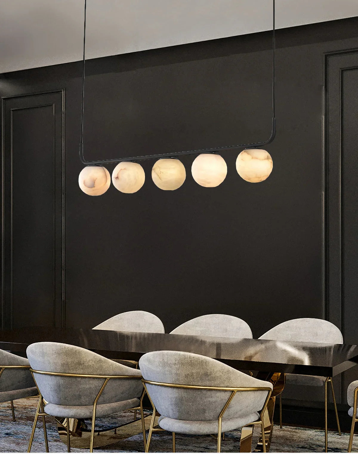 Tribeca Alabaster Pendant Lamp – Alabaster detail 8