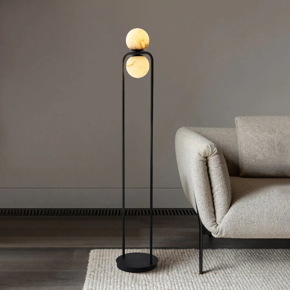 Tribeca High Alabaster Floor Lamp – Alabaster detail 4