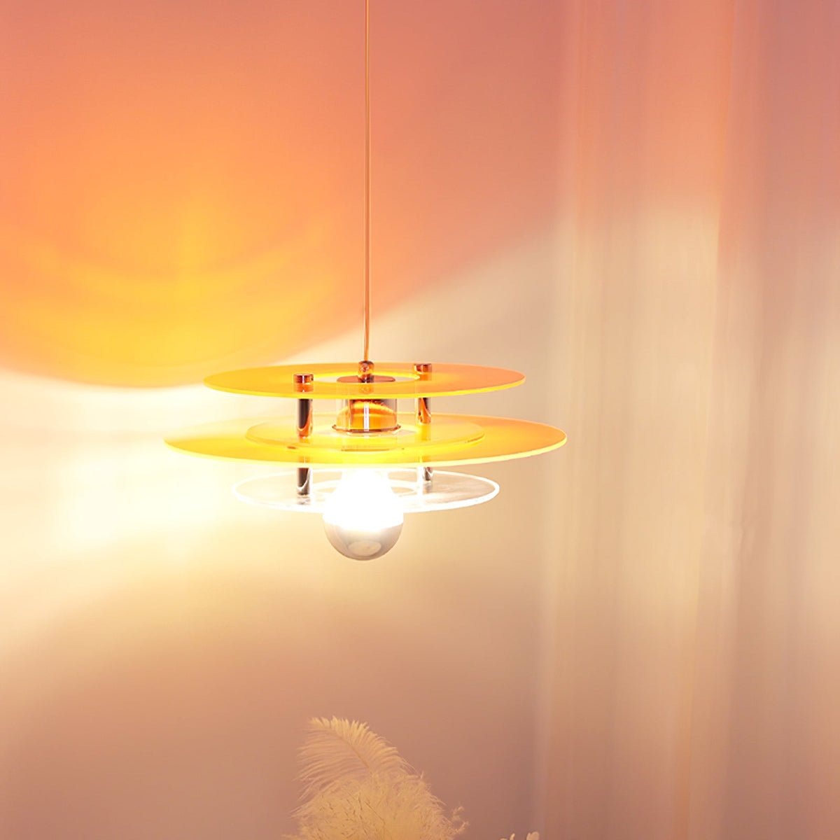 Triple Disc Pendant Light for Dining Room – detail 12