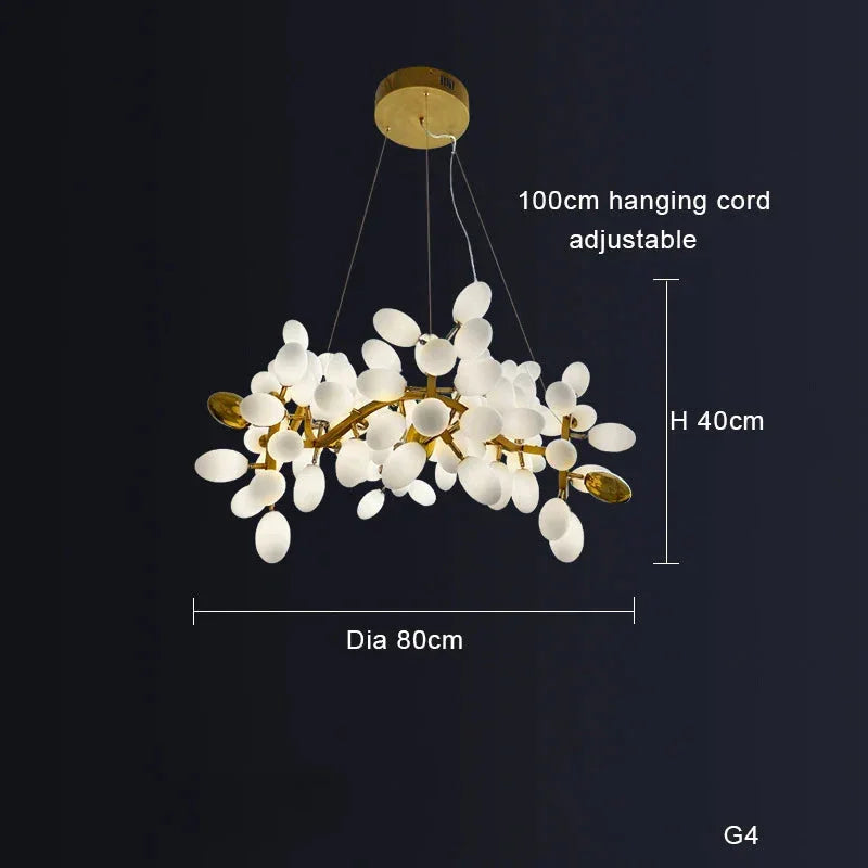 Valiant Glass Chandelier, Horizontal – Glass detail 27