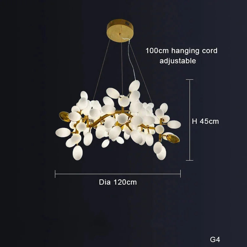 Valiant Glass Chandelier, Horizontal – Glass detail 28