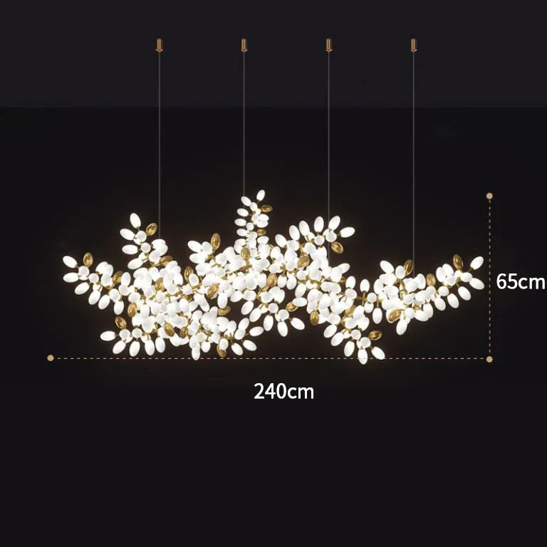 Valiant Glass Chandelier, Horizontal – Glass detail 29